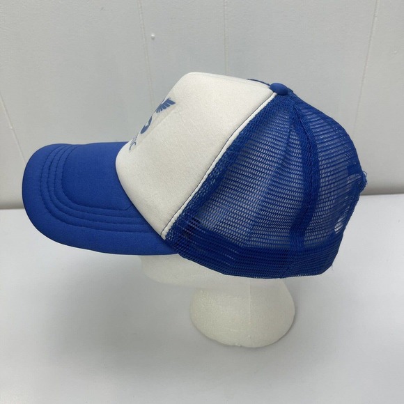 Mystic Trucker Hat Cap Blue White SnapBack Adjustable Mesh Back - Picture 4 of 12